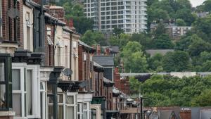 terraced houses and flats
