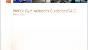 Gym acoustics guidance