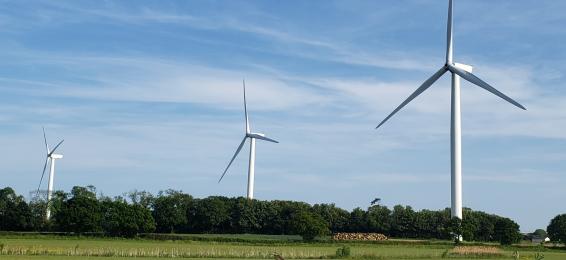wind turbines Shepham Lane Sussex