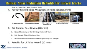 Railway Noise Reduction Retrofits for Curved Tracks